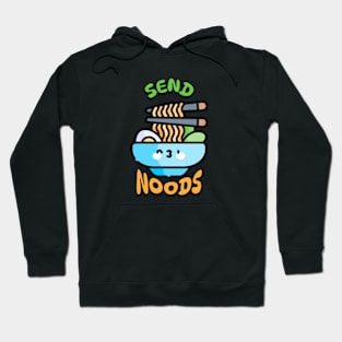 Send noods ramen kawaii Hoodie